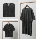 Modern & Premium (Best for Instagram Brands) "Vintage Acid Wash Oversized T-Shirt - Charcoal Black"